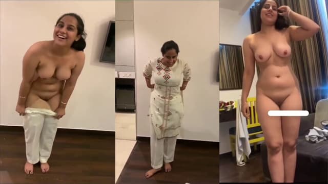 Desi Girl Undressing Rubbing Pussy & Riding on Lover