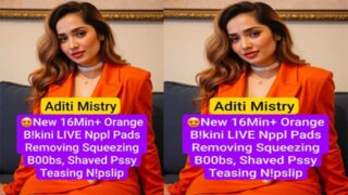 Aditi Mistry Leaked Orange Bikini Fuck Viral Pussy