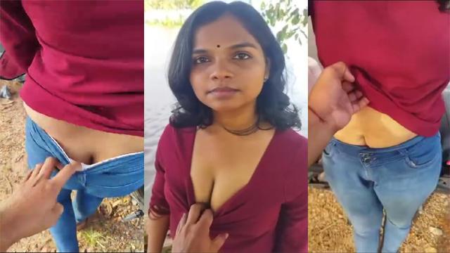 Cute Girlfriend Nude & Outdoor Fun Boyfriend Mamakutty Video