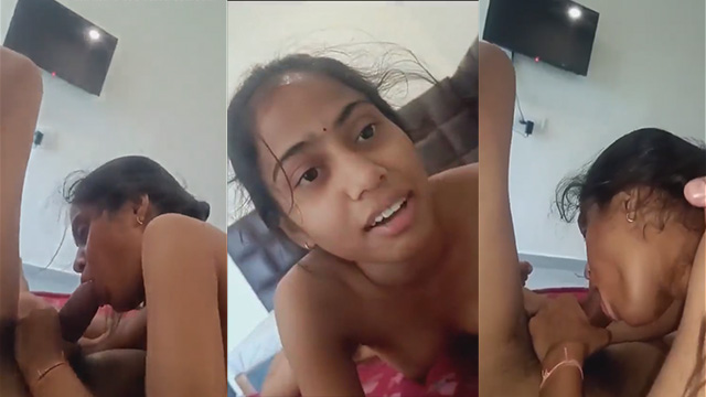 Horny College Girl Beautiful Cock Sucking